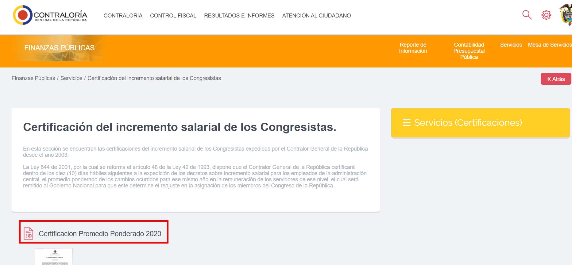 Seleccion Año Certificacion Promedio
