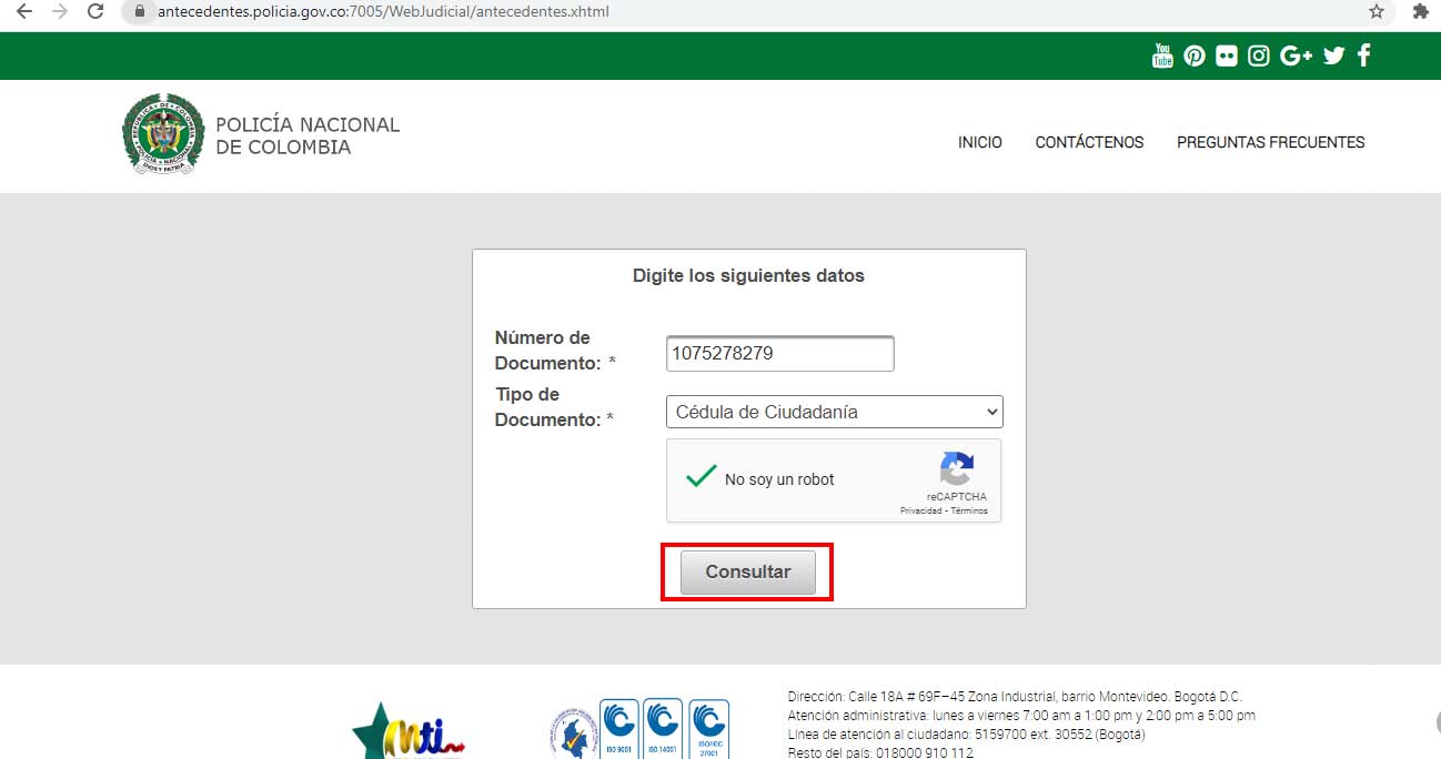 Digitacion Datos del Solicitante